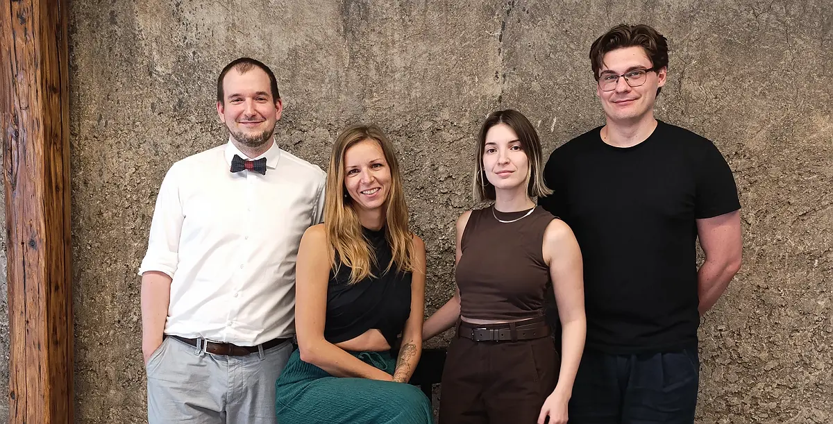 Časť tímu Spotibo: Ján Januška, Barbora Bošková, Svitlana Fomenko, Michal Turňa